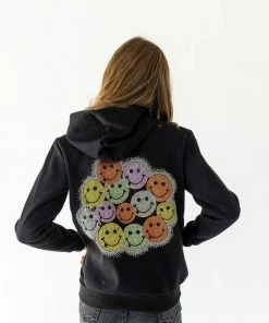 Lola & The Boys All Smiles Crystal Hoodie