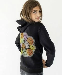 Lola & The Boys All Smiles Crystal Hoodie