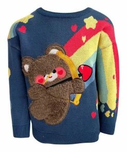 Lola + The Boys New Arrivals Cupid Bear Love Sweatshirt