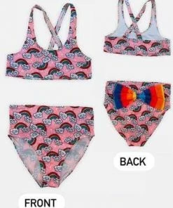 Best Sale ๐ฅฐ Lola + The Boys ๐ง Girls Double Rainbow 2 Piece ๐ฉฑ Swimsuit ๐ 16 Lola + The Boys Girls Double Rainbow 2 Piece Swimsuit