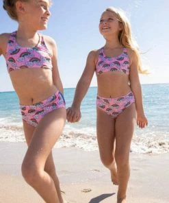 Best Sale ๐ฅฐ Lola + The Boys ๐ง Girls Double Rainbow 2 Piece ๐ฉฑ Swimsuit ๐ 17 Lola + The Boys Girls Double Rainbow 2 Piece Swimsuit