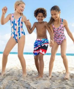 Lola + The Boys Double Rainbow Swimsuit New Arrivals