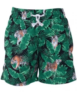 Lola + The Boys Boys Tiger Swim Shorts