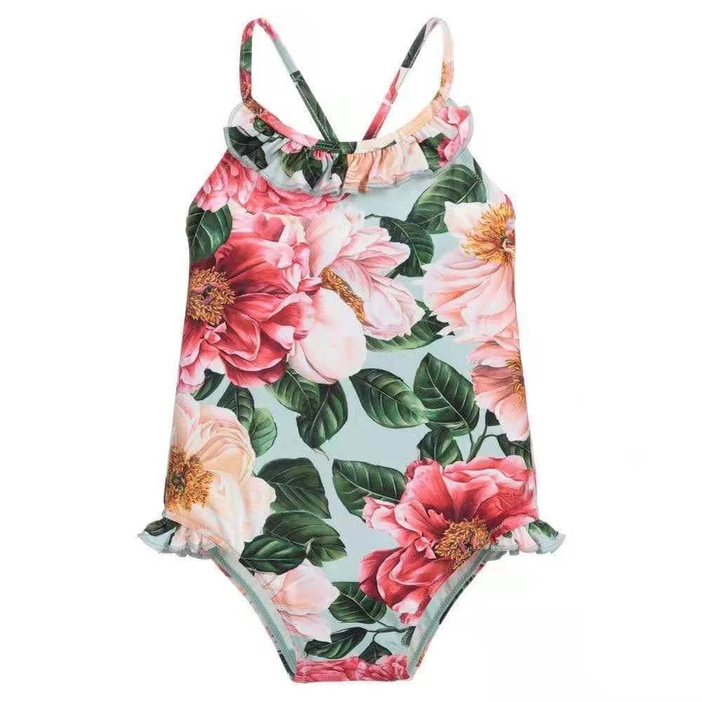 New โค๏ธ Lola + The Boys ๐ง Girls Floral Dream ๐ฉฑ Swimsuit ๐ 4 Lola + The Boys Girls Floral Dream Swimsuit