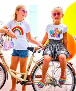 Lola + The Boys 3D Rainbow T-Shirt