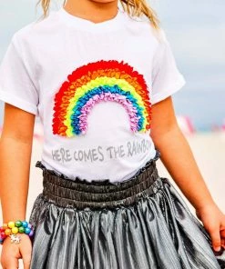 Lola + The Boys 3D Rainbow T-Shirt