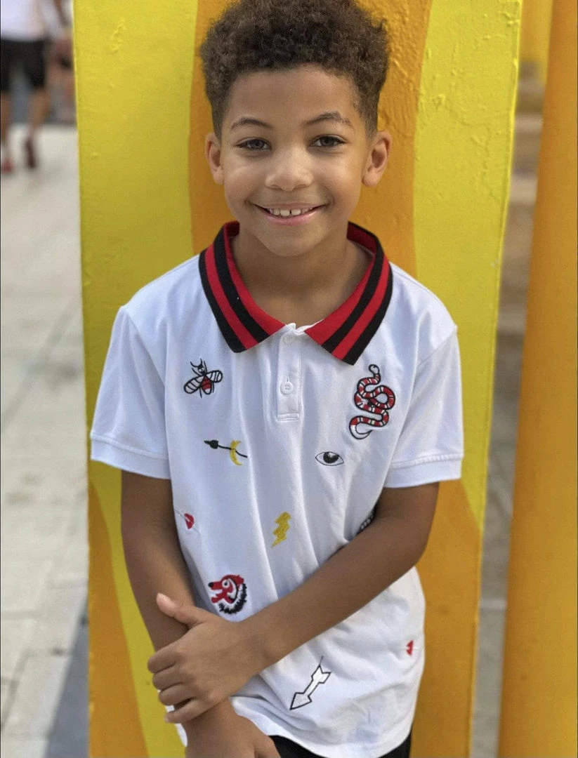 Cheap โ Lola & The Boys Boys Doodle Polo ๐ 3 Lola & The Boys Boys Doodle Polo