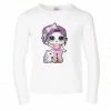 Lola + The Boys Girls Doll And Unicorn Long Sleeve Shirt