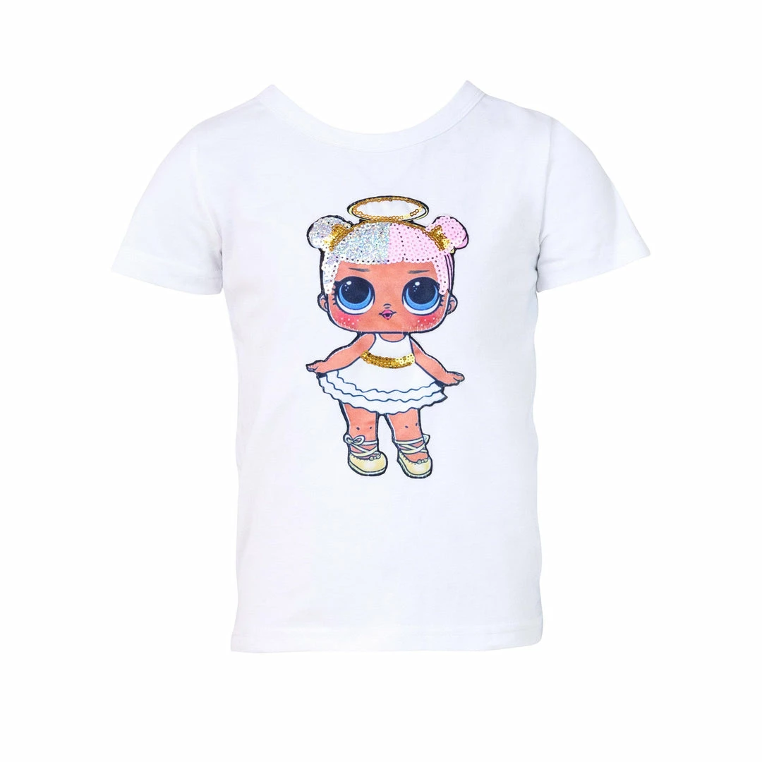 Hot Sale ๐ฅ Lola & The Boys ๐ง Girls Sequin Doll T-Shirt ๐ 6 Lola & The Boys Girls Sequin Doll T-Shirt