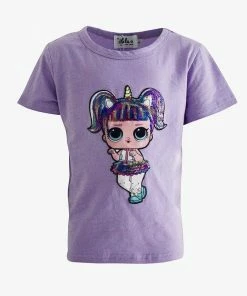 Hot Sale ๐ฅ Lola & The Boys ๐ง Girls Sequin Doll T-Shirt ๐ 12 Lola & The Boys Girls Sequin Doll T-Shirt