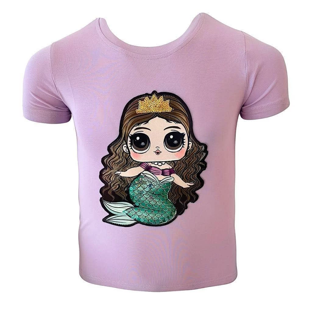 Hot Sale ๐ฅ Lola & The Boys ๐ง Girls Sequin Doll T-Shirt ๐ 9 Lola & The Boys Girls Sequin Doll T-Shirt