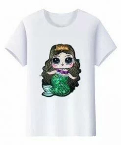 Lola + The Boys LED Doll Mermaid Eyes Tee