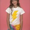 Lola + The Boys Lightning Bolt T-Shirt Girls