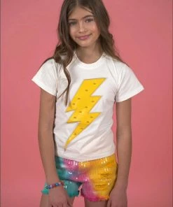 Lola + The Boys Lightning Bolt T-Shirt Girls