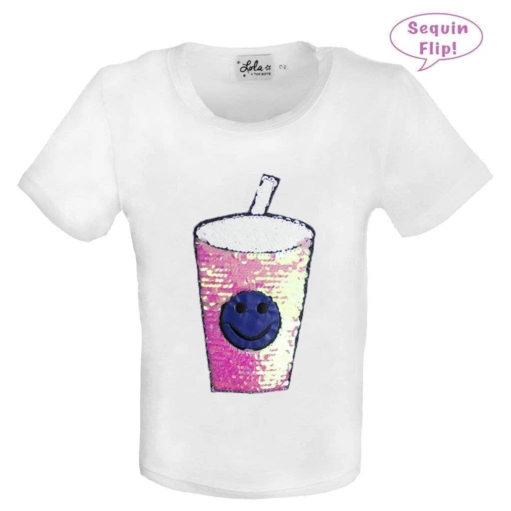 Buy ๐ Lola & The Boys Smoothie Flip T-shirt ๐ง Girls ๐ 3 Lola & The Boys Smoothie Flip T-shirt Girls
