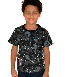 Lola + The Boys Space Shark Camo Tee