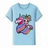 Lola + The Boys Unicorn Love Rainbow LED Doll Tee