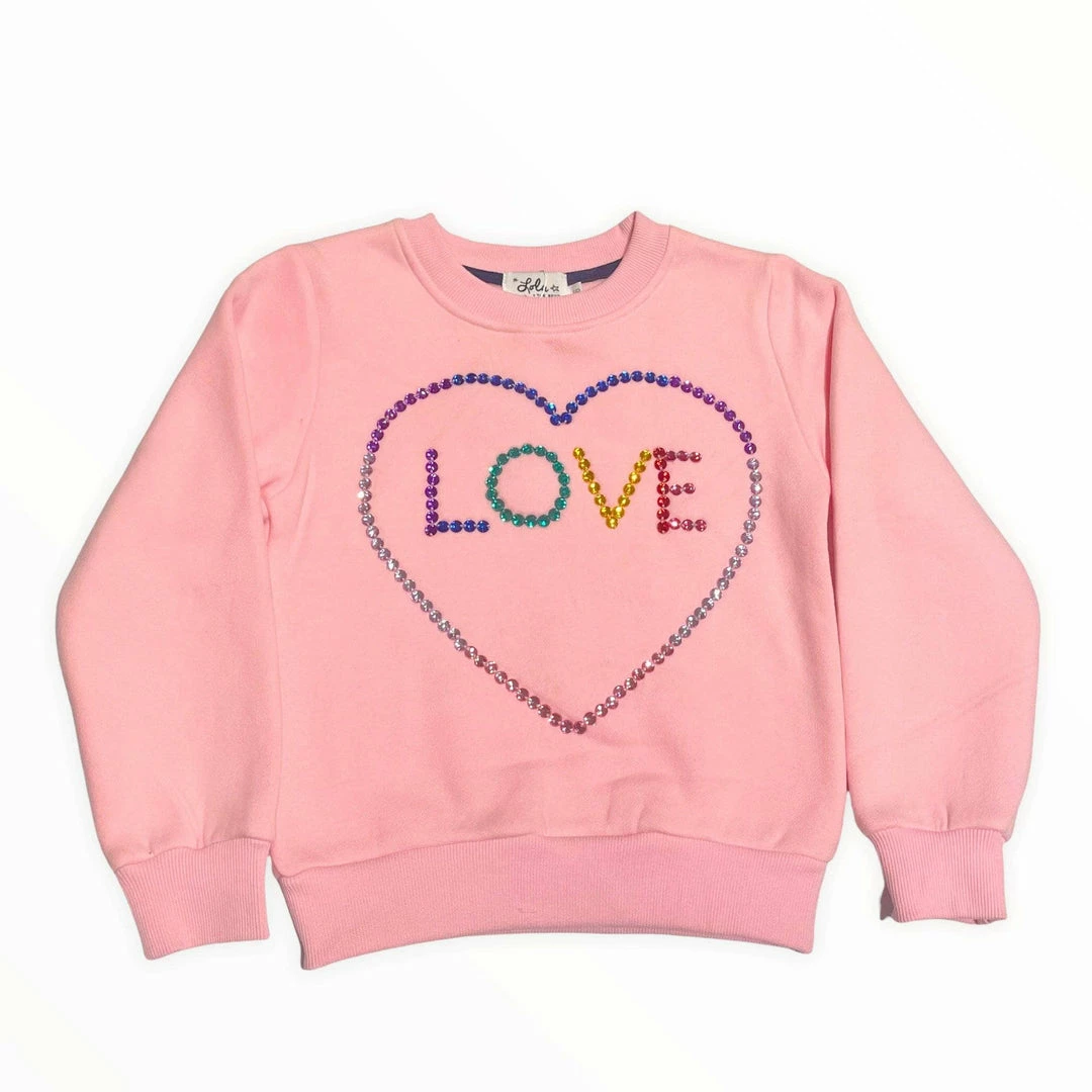 Promo ๐ฏ Lola + The Boys Light Bright Love Sweatshirt โญ 7 Lola + The Boys Light Bright Love Sweatshirt