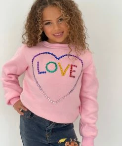 Lola + The Boys Light Bright Love Sweatshirt