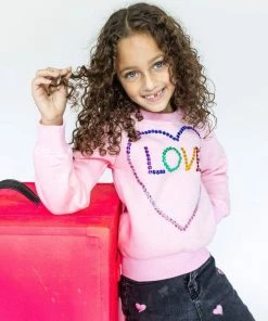 Lola + The Boys Light Bright Love Sweatshirt