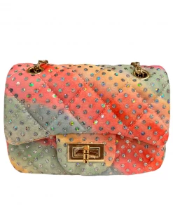 Lola + The Boys Watercolor Sparkle Coco Purse